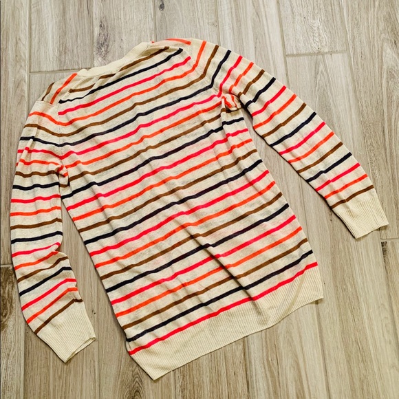 Fossil Multi Stripe Lightweight Cardigan Medium - Picture 4 of 5